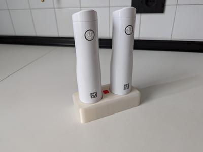 Support for 2 Zwilling vacuum pump (with logo)