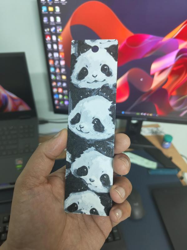 Panda Bookmark hueforge