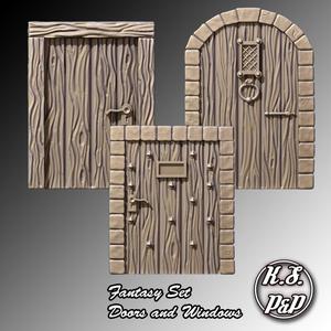 Fantasy Set - Doors and Windows