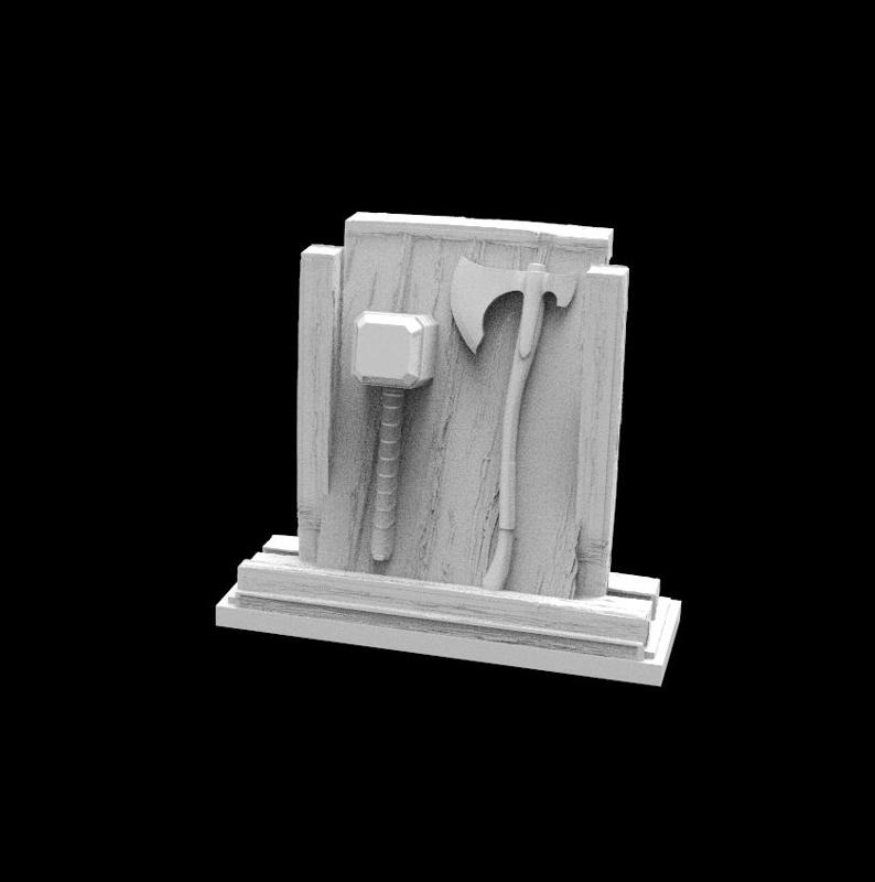 Axe Weaponry :: Village Decoration A1320