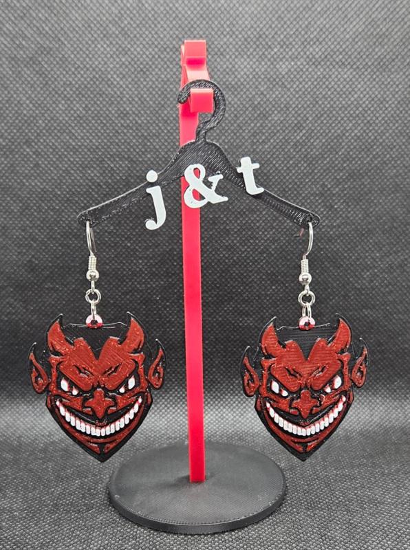 Devilish earrings - hue forge