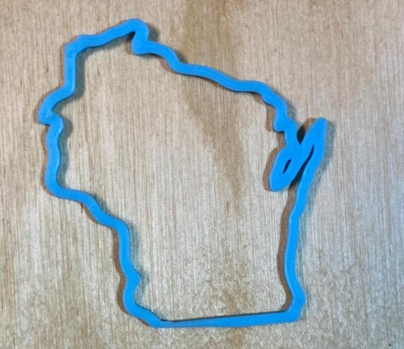 Wisconsin state outline
