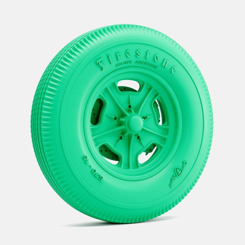 1/24 Scale, 15x4.5 American Rebel Starburst, Firestone 670-15 Tire, and Brake Set