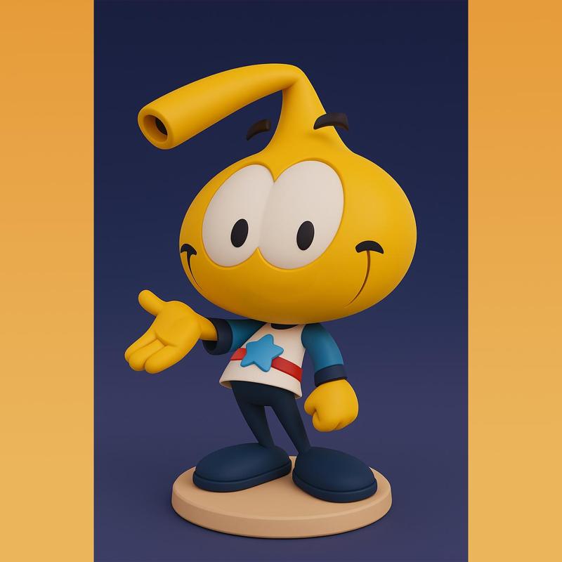 Snorkels Allstar Seaworthy 3D figure Infinity/Disney style (100 mm)