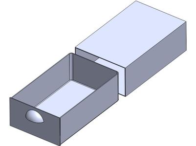 Simple Drawer (interior 95x158x52 mm)