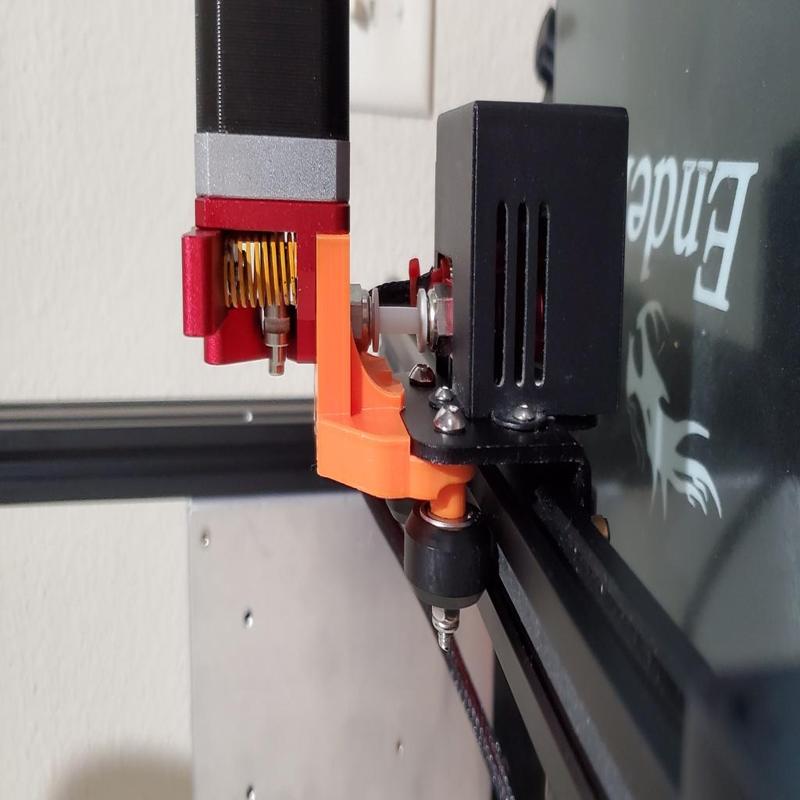 CR10 extruder to ender 3 direct drive adapter