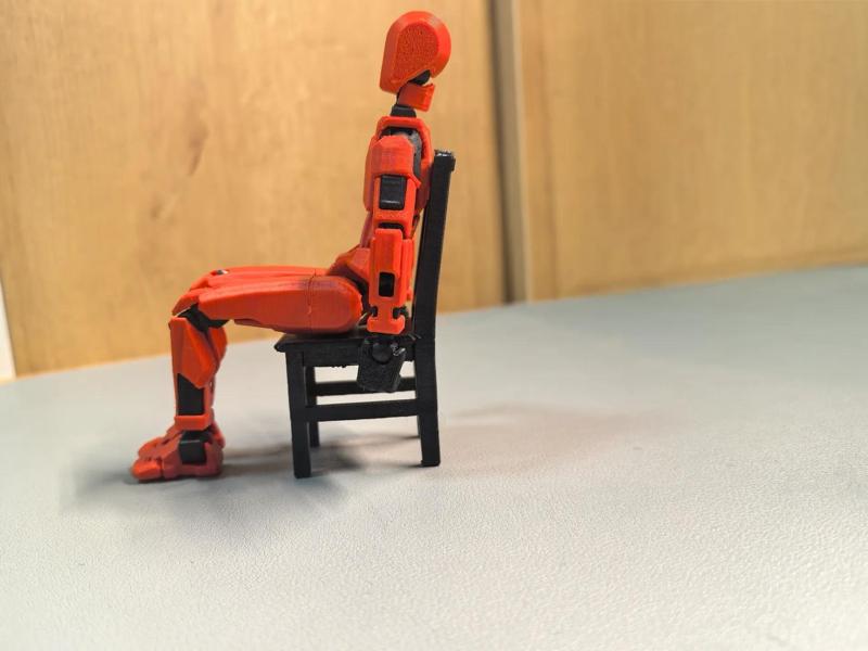 Miniature Model - Chair - Rocking Chair - Wooden Rocking Chair
