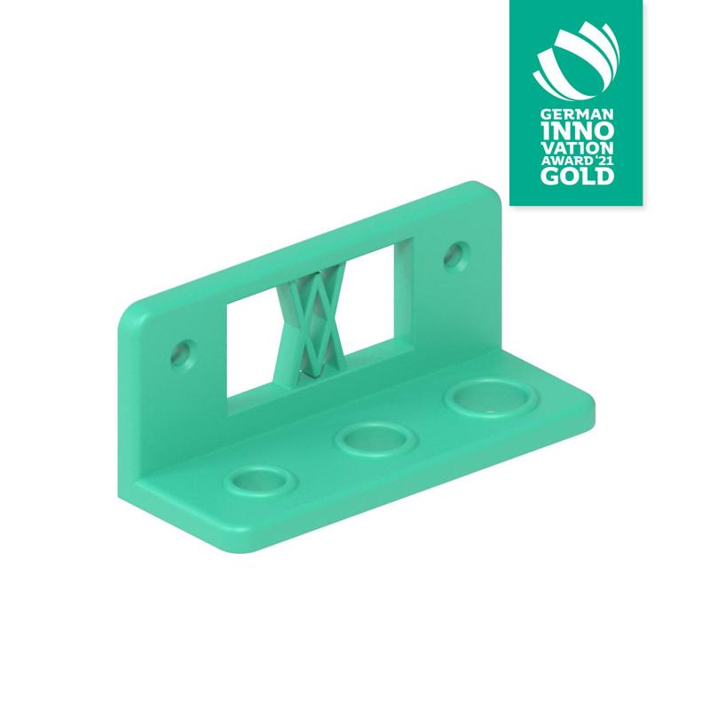 3 pcs Drill Adapter Set Wall Holder 055 I for screws or peg board