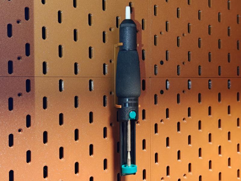IKEA Skadis Pegboard Solder Sucker Hook Holder