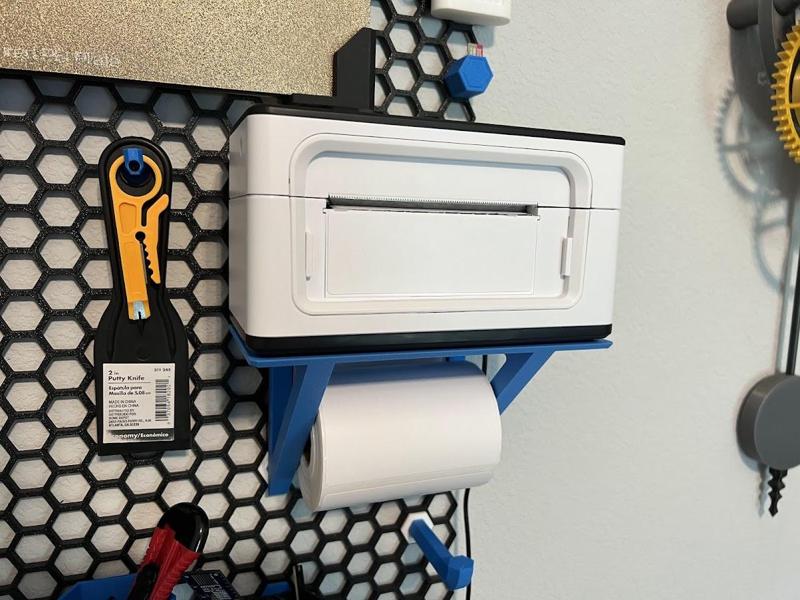 Honeycomb Wall Munbyn Label Printer Stand