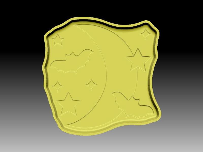 HALLOWEEN MOON BATH BOMB MOLD