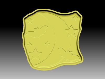 HALLOWEEN MOON BATH BOMB MOLD