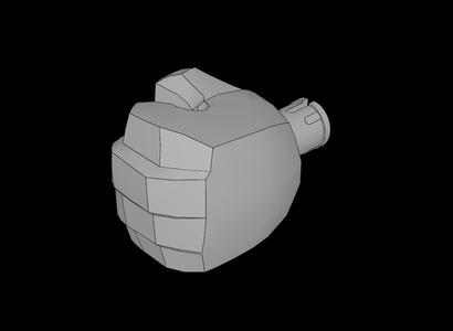 Lego Compatible (10127.dat) Bigfig Hulk Hand Left