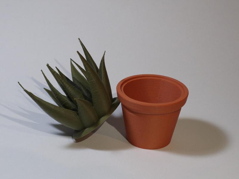 Jar pot for Desktop Potted Plant