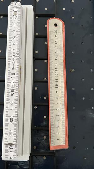 Gridfinity bin for ruler