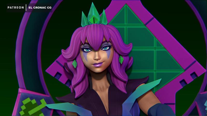 Battle Boss Qiyana Bust