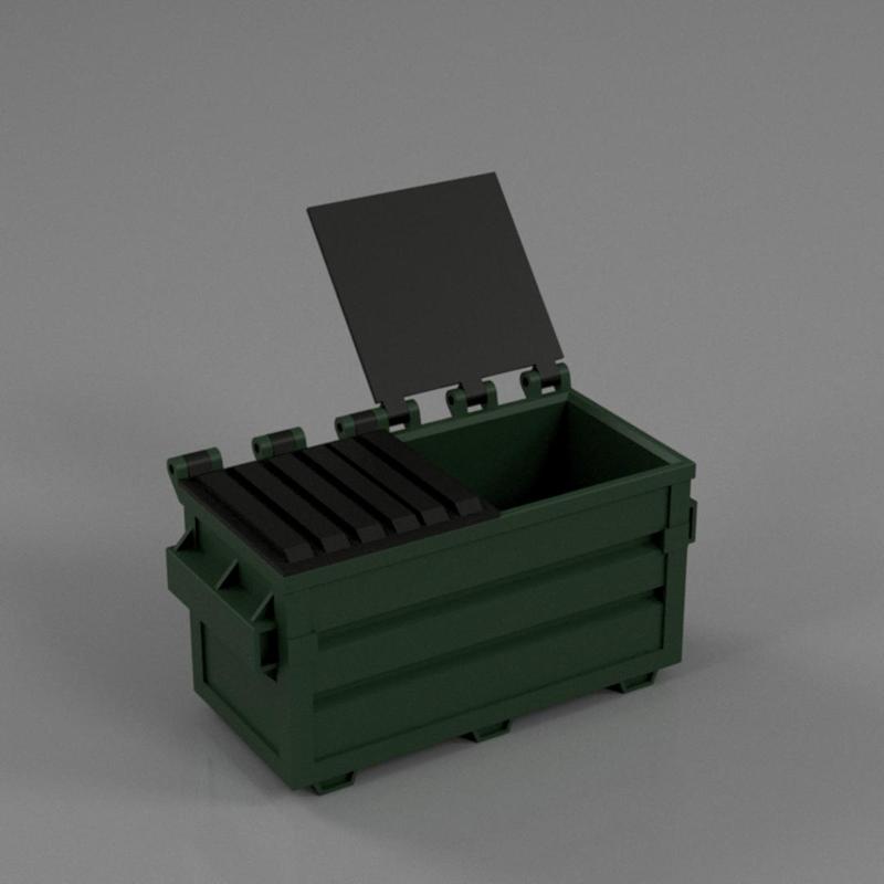 Dumpster for TableTop/Board Games and DIoramas