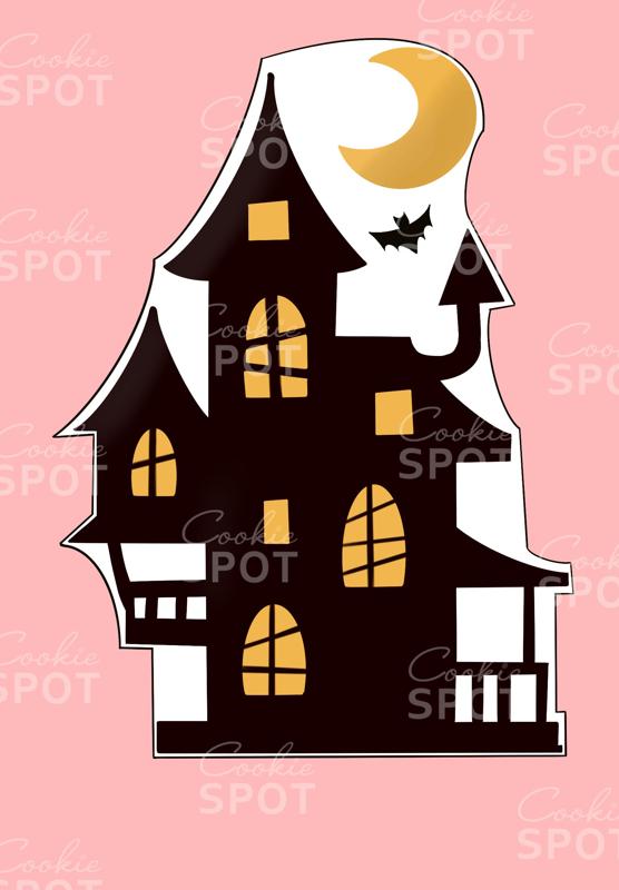 Haunted House Halloween Cookie Cutter