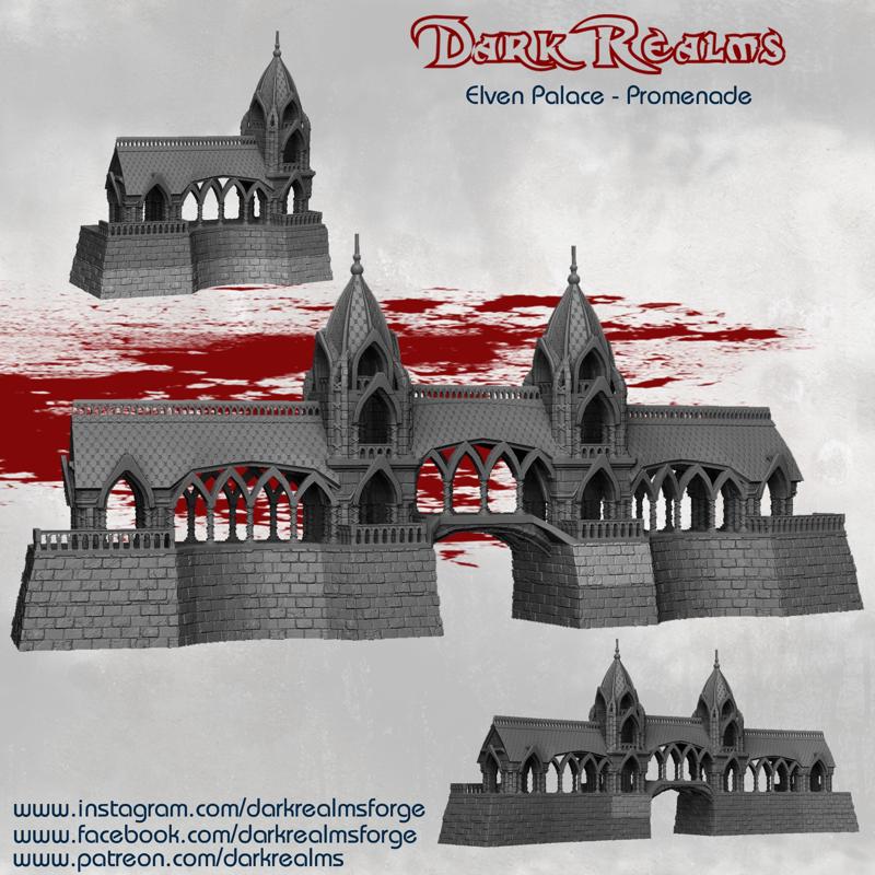 Dark Realms Elven Scenery - Promenade