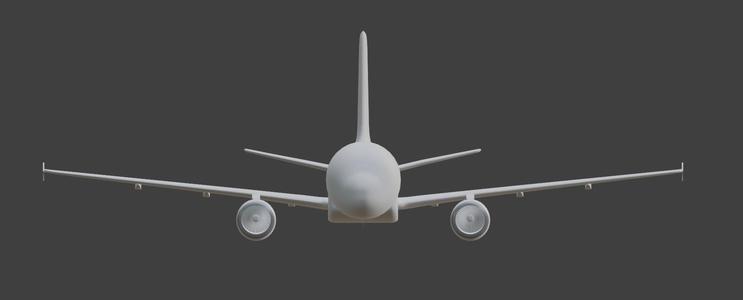 Airbus A320 Plane STL (high quality)
