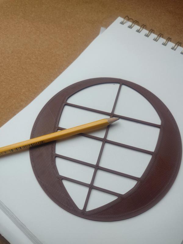 Face drawing template: easier face drawing.