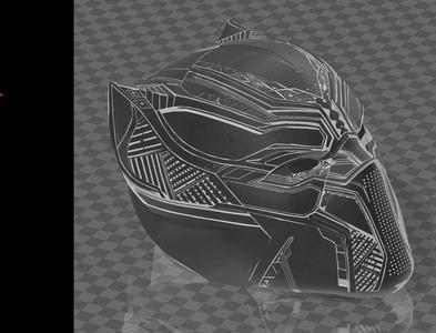 Black Panther head for Dummy 13/Lucky 13