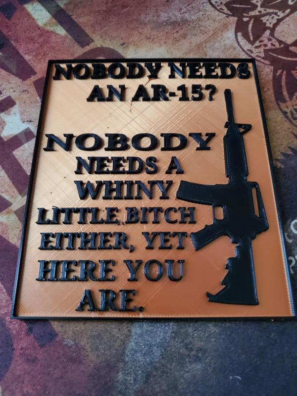 Nobody needs an AR-15