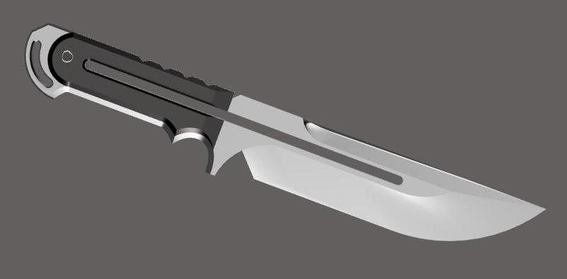 Cyberpunk 2077 - Throwing knife 3D model