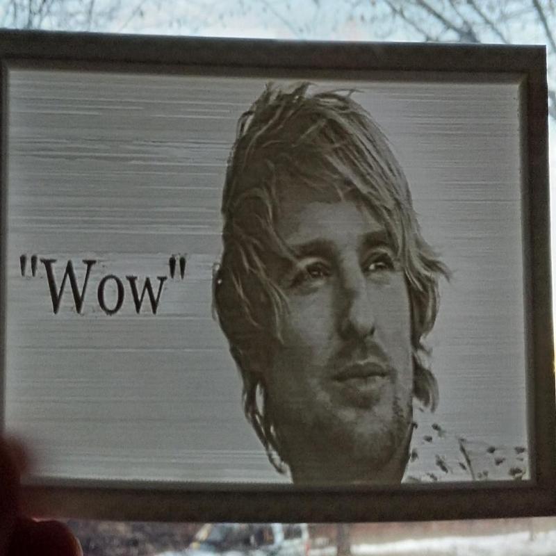 Wow Lithopane (Owen Wilson)