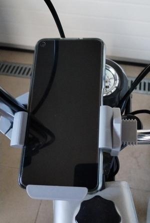 3D Univerzální nastavitelný robustní držák telefonu na řídítka - Universal adjustable robust handlebar phone holder