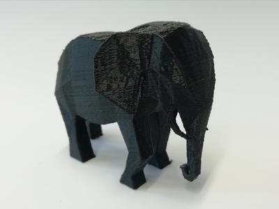 Low Poly Elephant