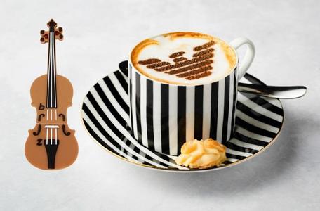 ARMANI - coffee stencil