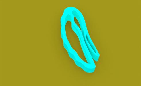 Conch Shell Inspired Towel Hanger Backpack Attachment