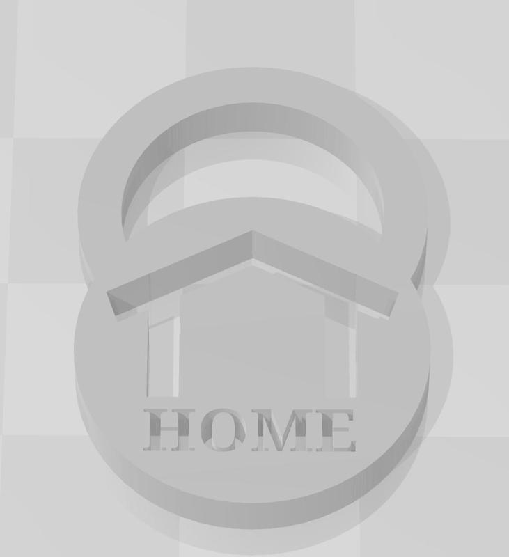 Schlüsselanhänger Home