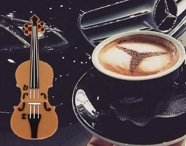 MERCEDES - coffee stencil