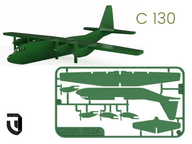 C130 kit card - Famous Planes