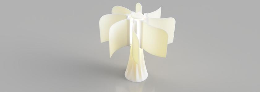 Lamp Kit with adjustable vanes