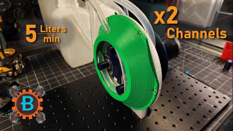 High Flow, 2 Channel Peristaltic Pump