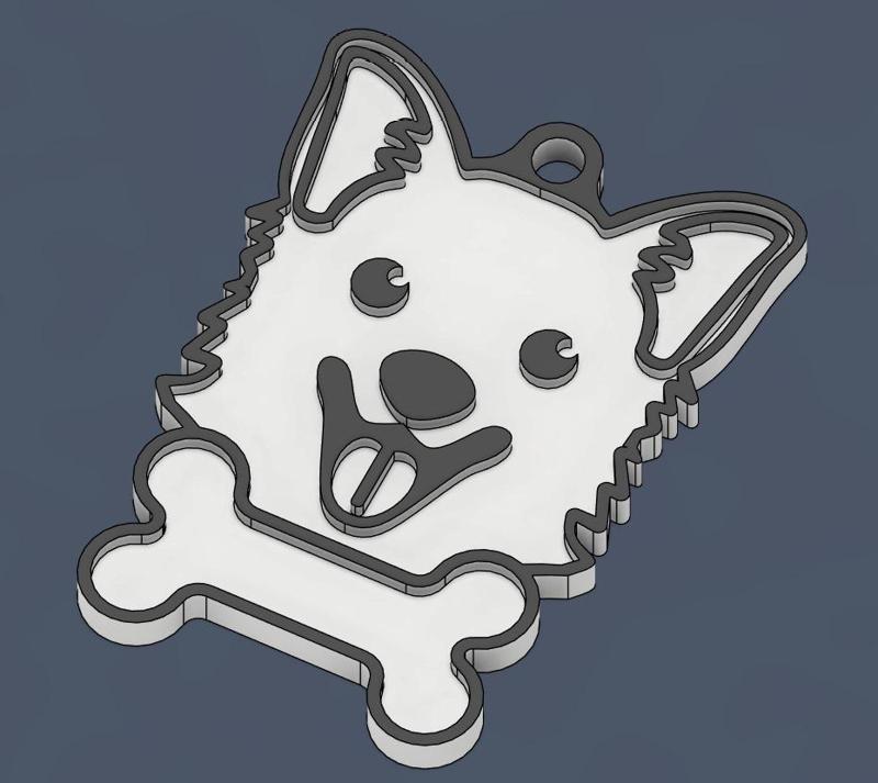 llavero personalizado  Border Collie