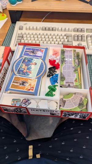 Flamme Rouge boardgame insert