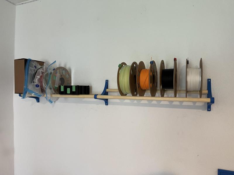 Filament shelf vor Prusa Mini - Filament Regal für Prusa Mini