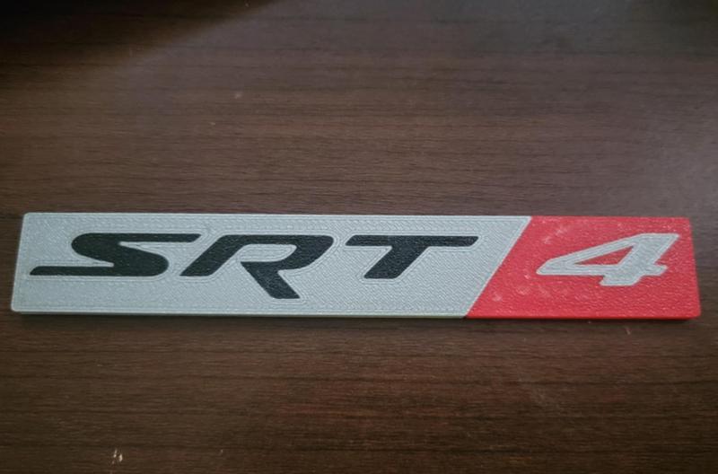 SRT4 "candybar" badge