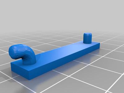 15mm center to center and 3.5mm hole Pegboard adapter