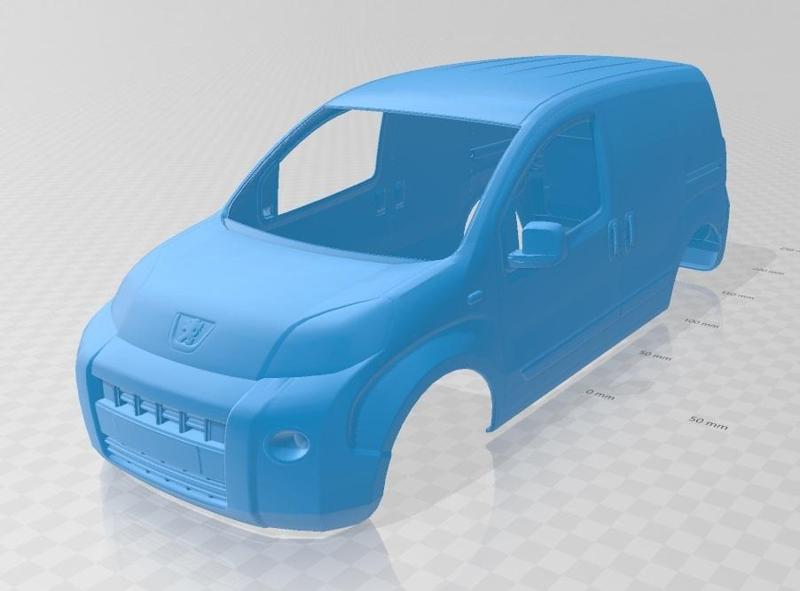 Peugeot Bipper Printable Body Van