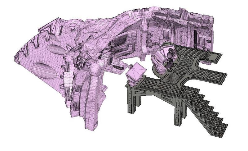Bridge for Crashed Gothic Ship