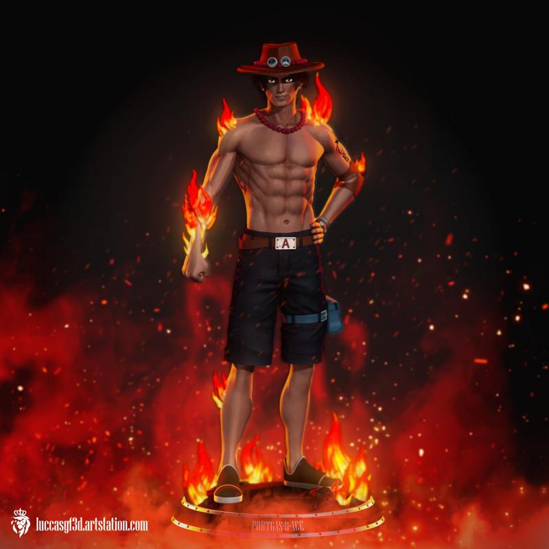 Portgas D Ace Statue