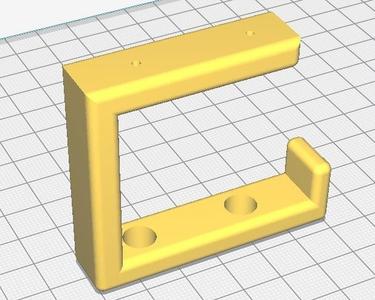 Headphone holder stand with screws