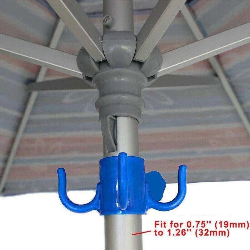 Beach umbrella hanging hook, beach umbrella hook for towels, bags and hats, tent accessories