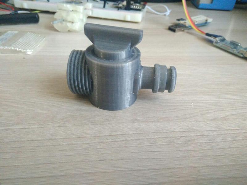 3/4 valve with quick coupler for the garden.