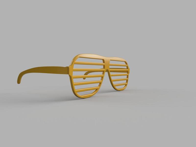 Printable sunglasses